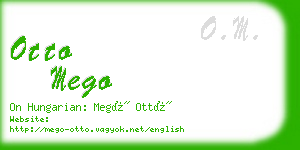 otto mego business card